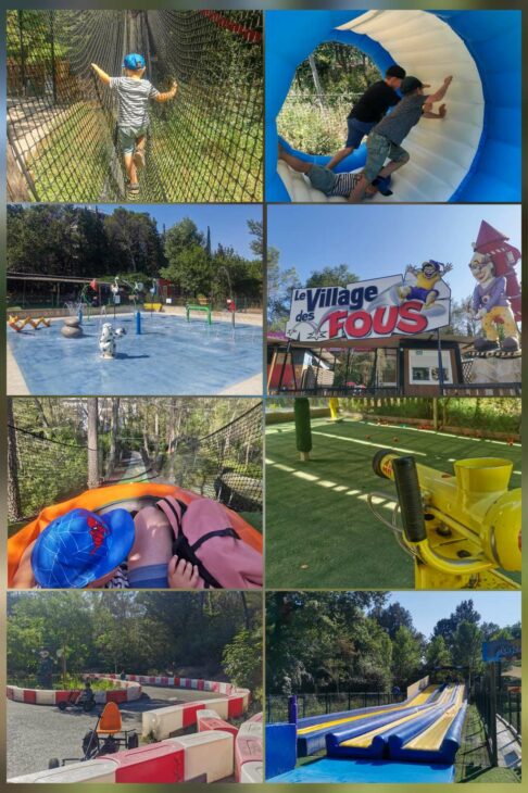 Freizeitpark in der Nähe von Nizza. Tolles Erlebnis für Kinder und Familien in Südfrankreich. Der Park Village des Four und Bios des Lutins